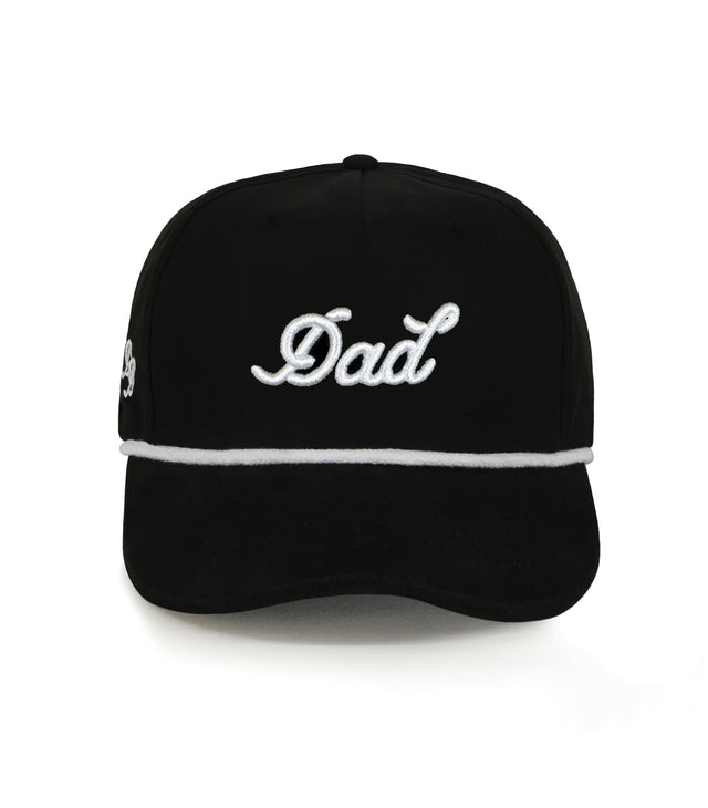 Dad Rope Hat | Black & White