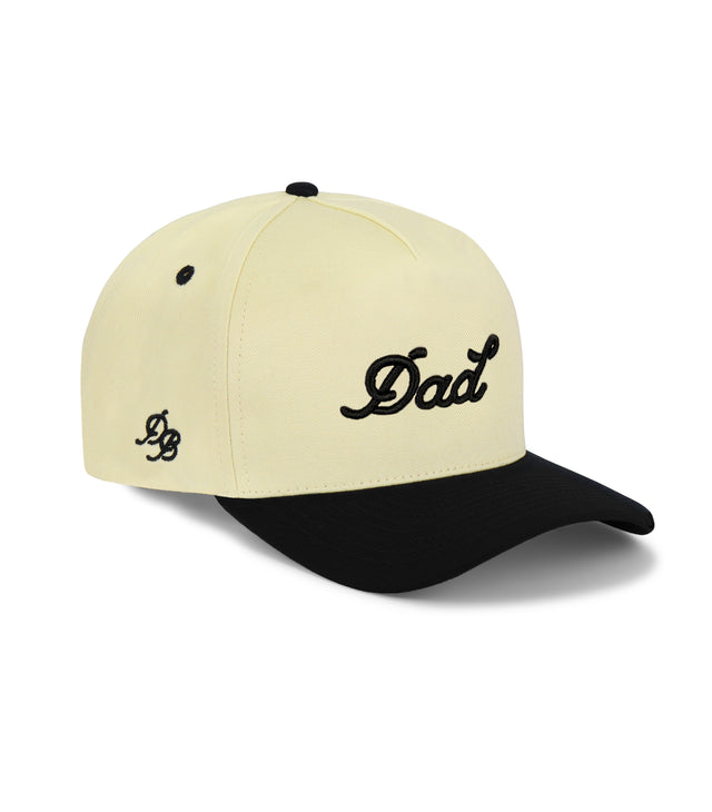 Dad Snapback | Cream & Black