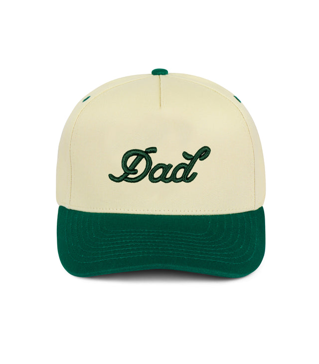 Dad Snapback | Cream & Green