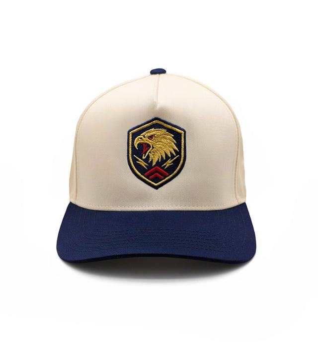 The Eagle | Two-Tone Cream & Navy
