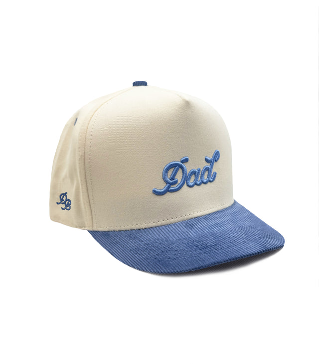 Dad | Two-Tone Cream & Baby Blue Corduroy