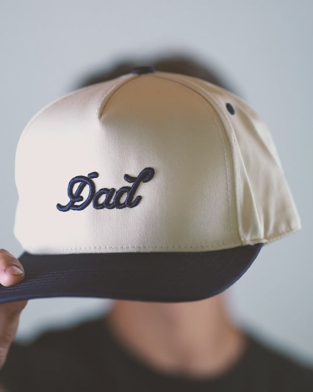 Dad Snapback | Cream & Navy